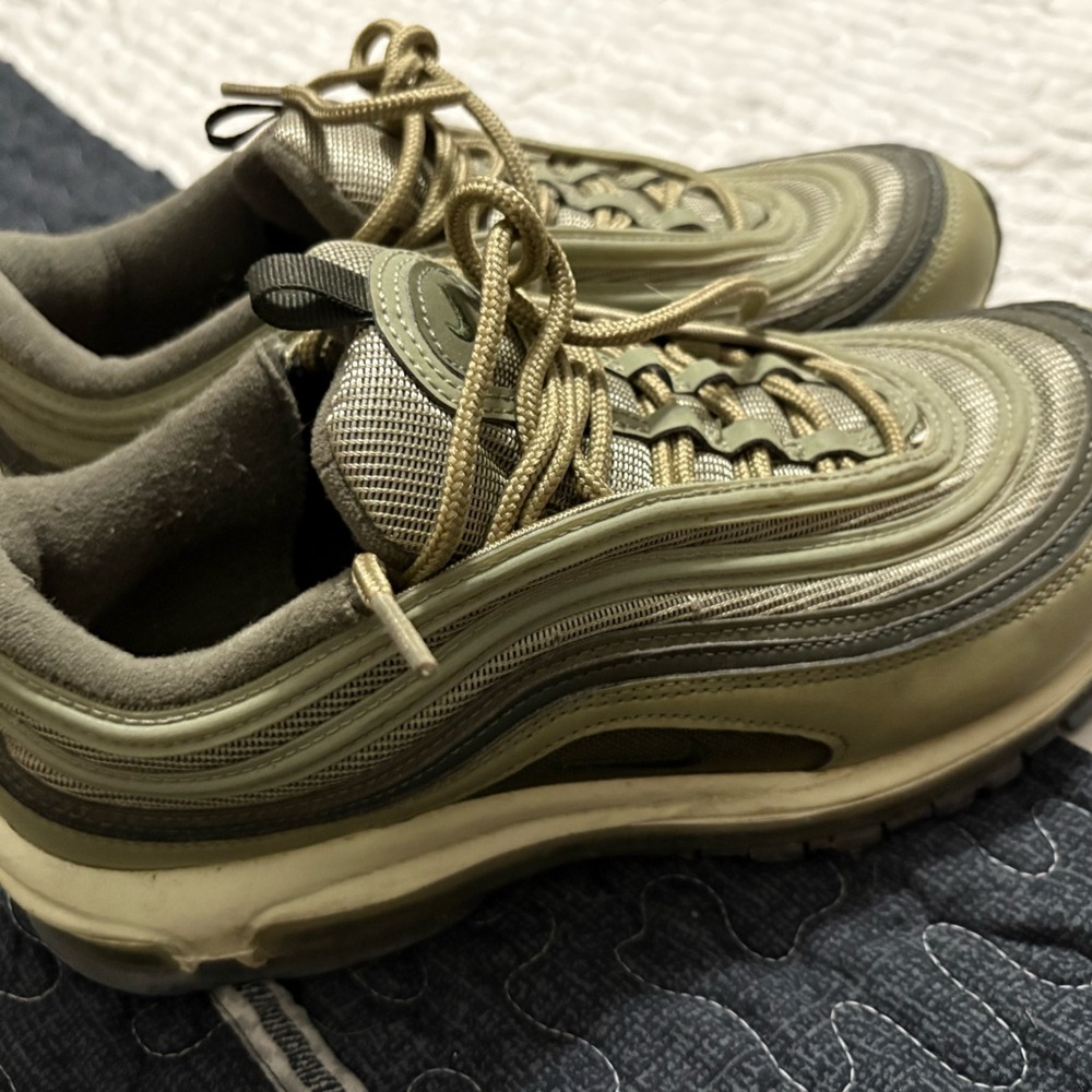 Nike Women Olive Green Air Max 97 Sneakers